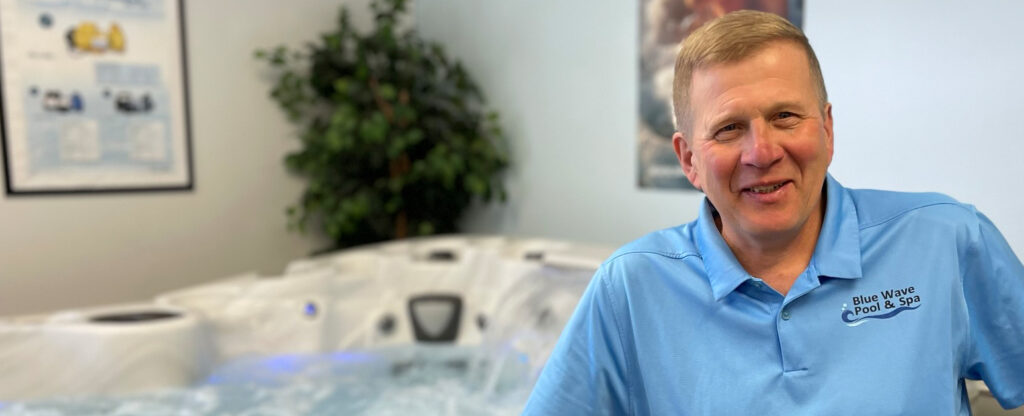 Ed Chapman Blue Wave's hot tub repair service manager